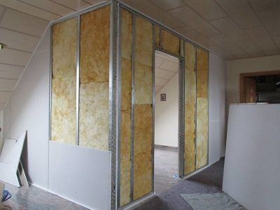 Выравнивание стен гипсокартоном в Минске