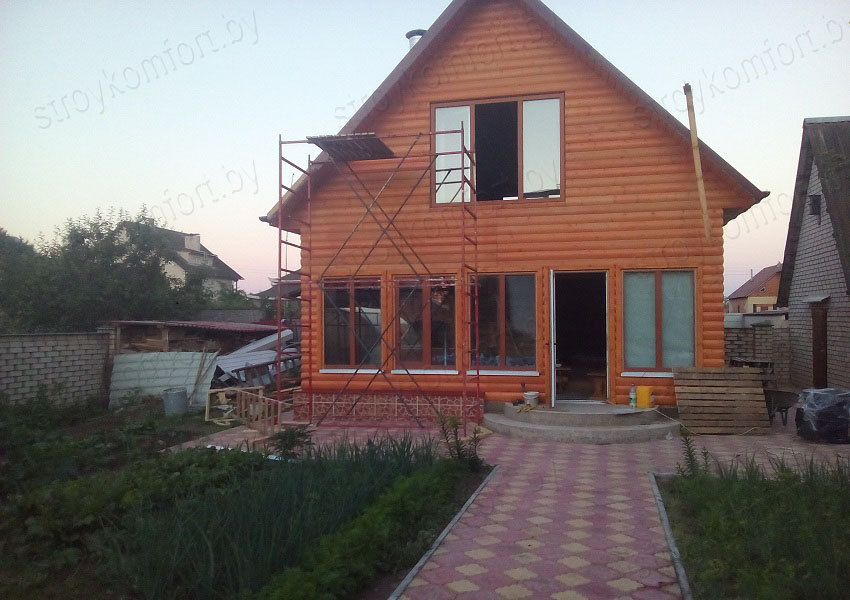 Отделка фасада сайдингом