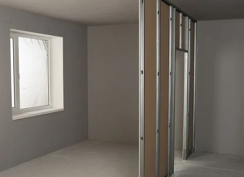 Монтаж перегородок из гипсокартона